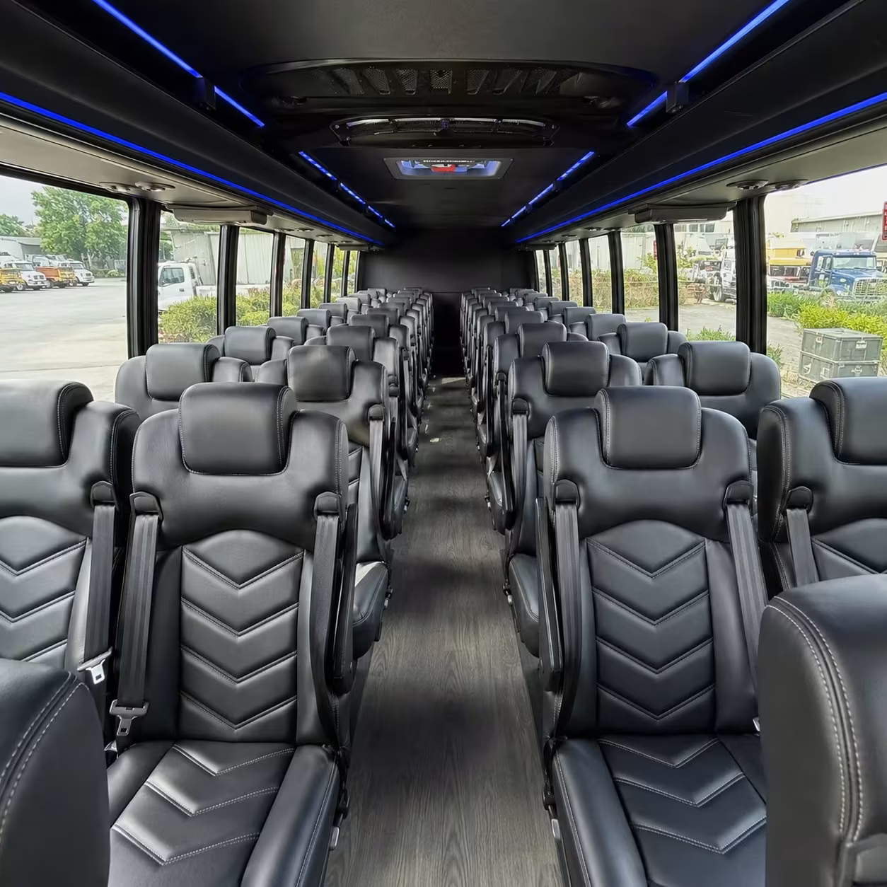 25 passenger minibus interior