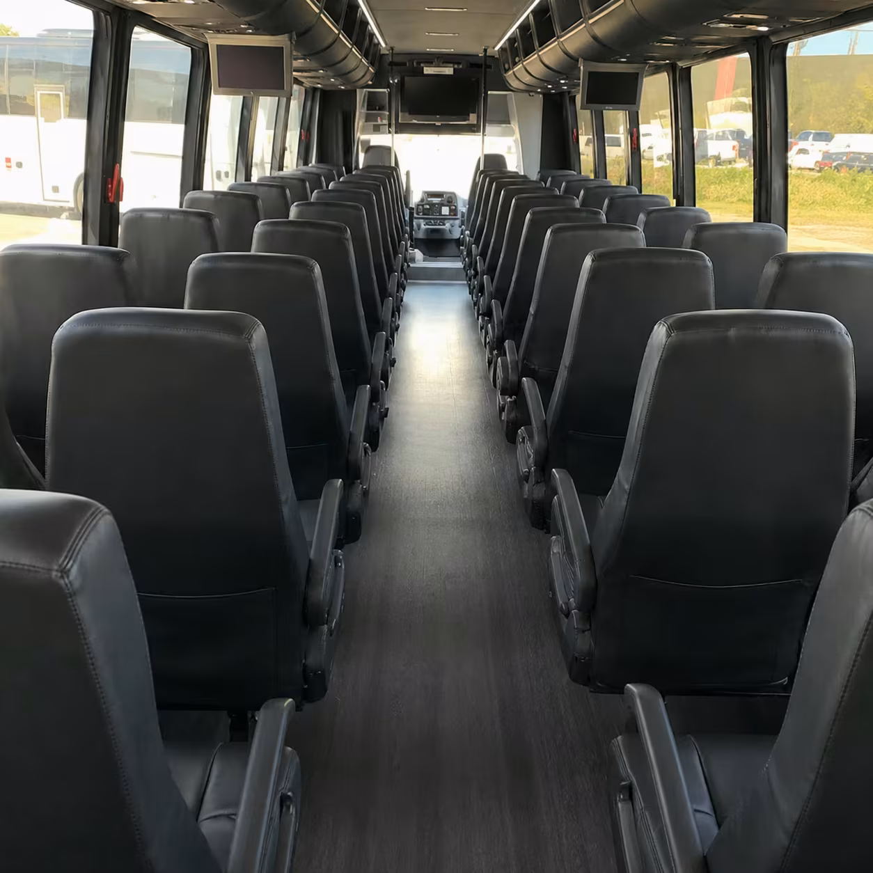 28 passenger minibus inside