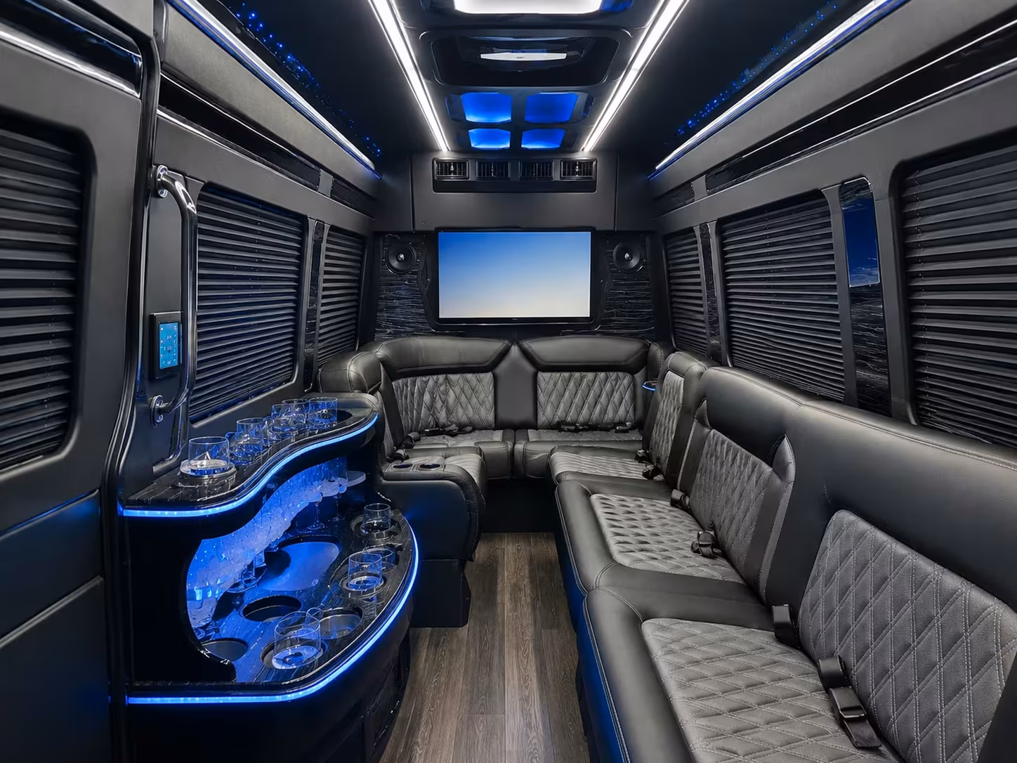 bus rental options for pleasanton trips