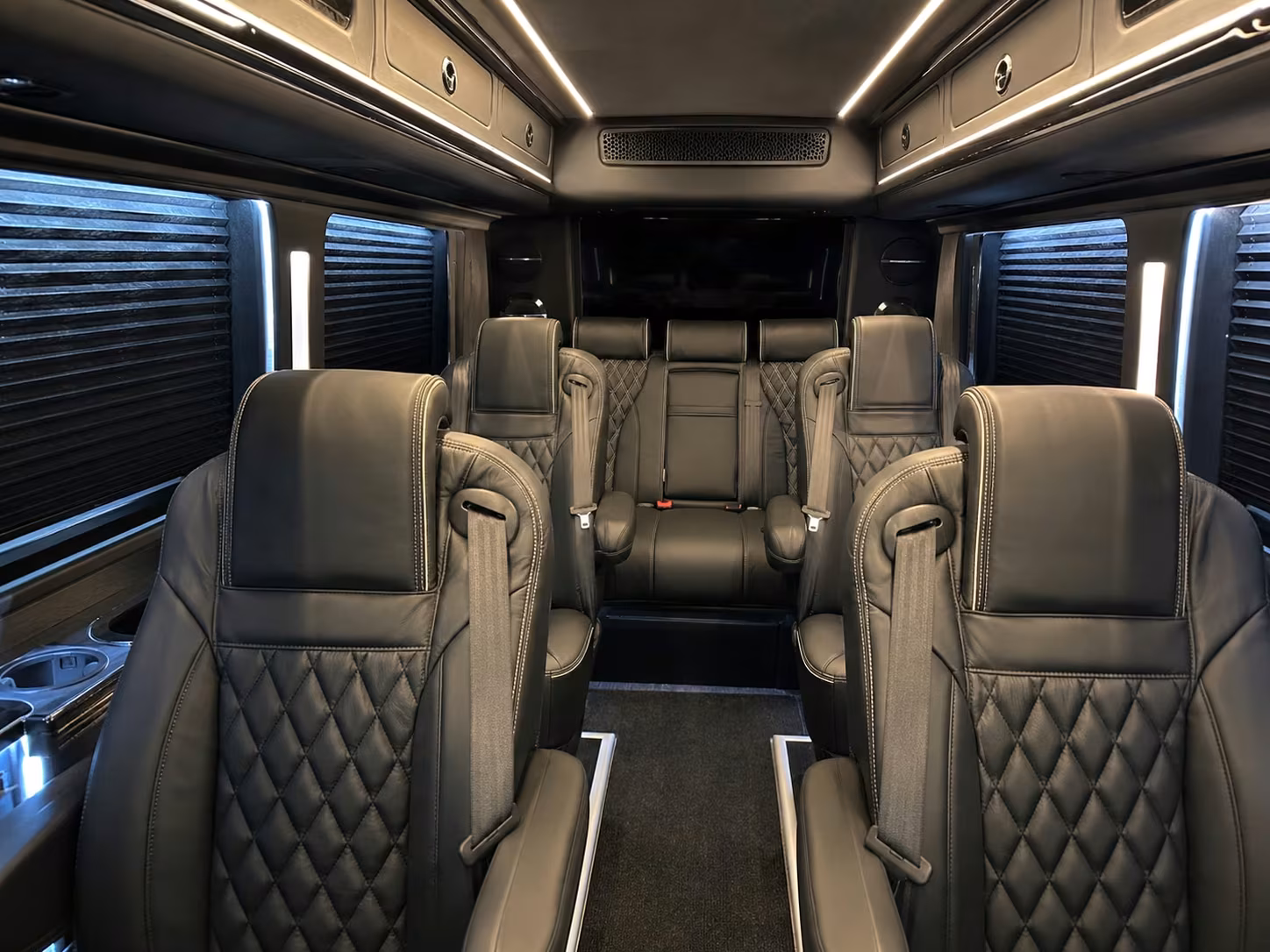 sprinter van with driver interior
