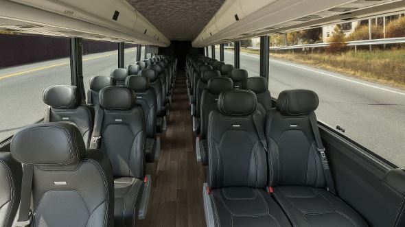 pleasanton 15 passenger minibus inside