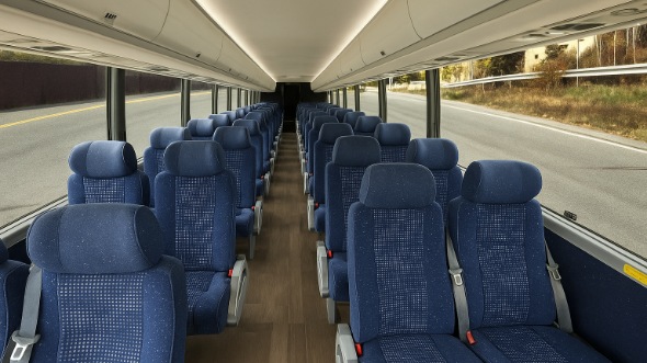 pleasanton 20 passenger minibus inside