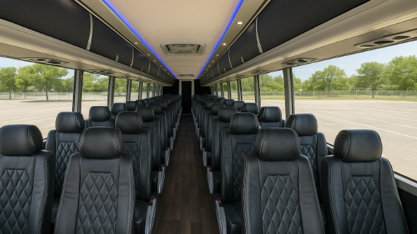 pleasanton 54 passenger charter bus rental