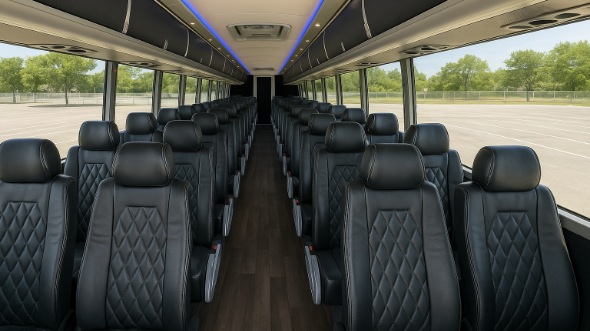 pleasanton 56 passenger charter bus rental
